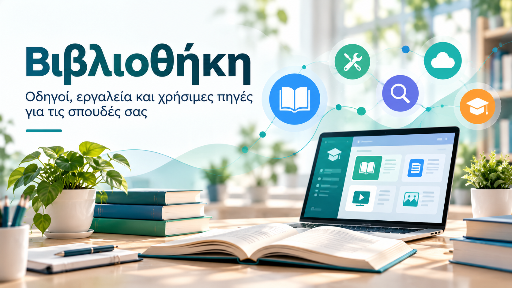 Βιβλιοθήκη – Οδηγοί, εργαλεία και χρήσιμες πηγές για τις σπουδές